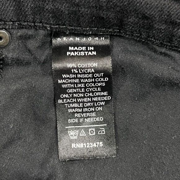 Sean John Jeans Mens 36x34 Black Panther Patches‎ Distressed Y2K Tapered - Picture 14 of 14